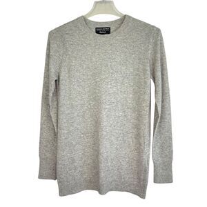 Banana Republic Merino Wool Cashmere Blend Grey Long Sleeve Sweater Womens Small